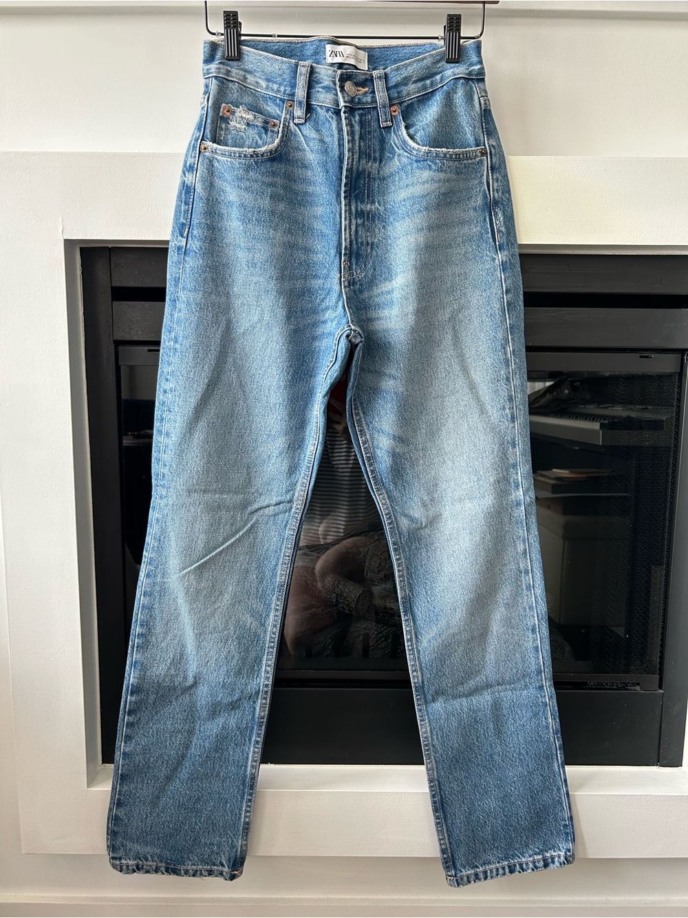 ZARA Straight Leg Denim, 100% Cotton